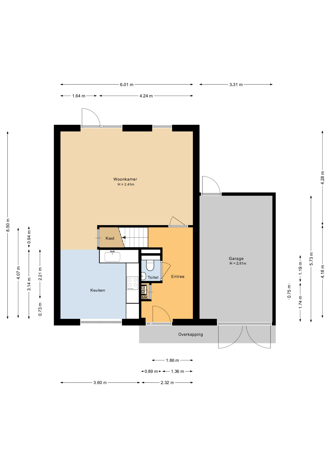 Duinbeek 19 - 8226 RJ - lelystad-plattegrond-1